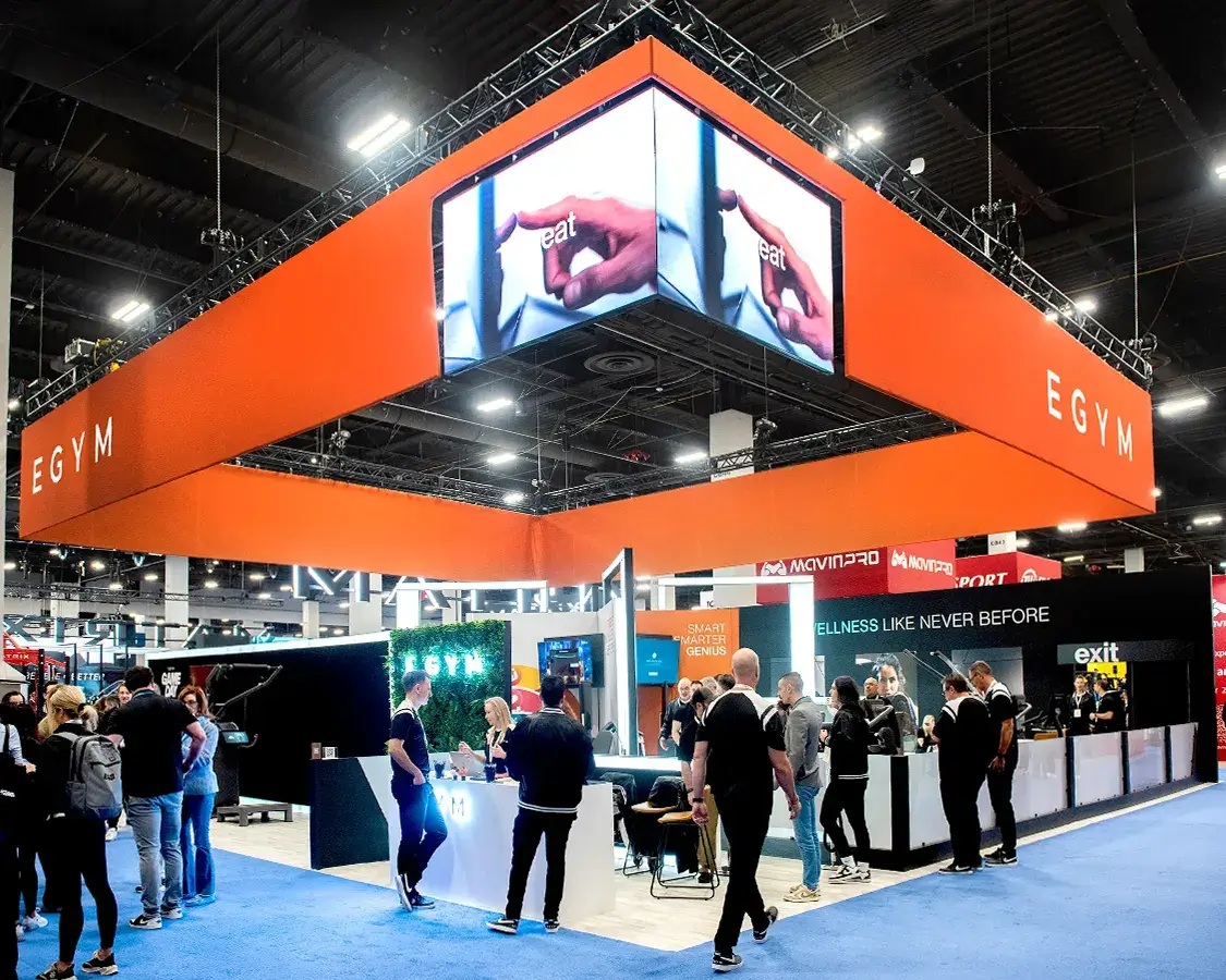EGYM - 50x50 Trade Show Exhibit Rental at HFA Show 2025
