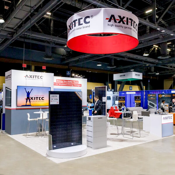 Axitec 202x20 Trade show booth rental
