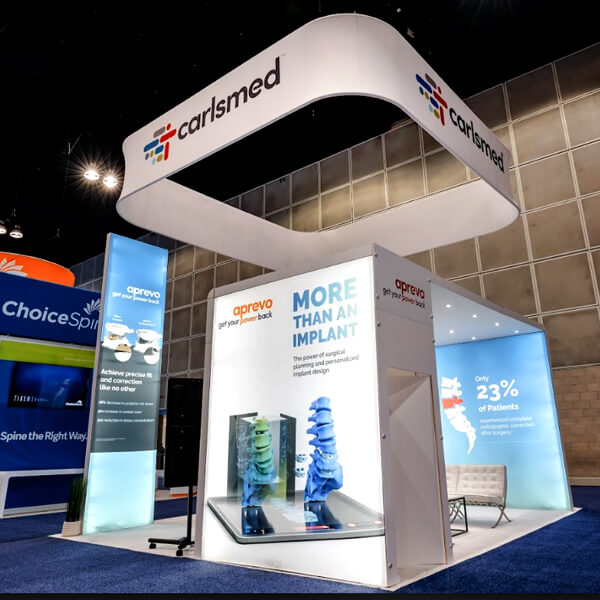 Carlsmed 20'x20' booth rentals