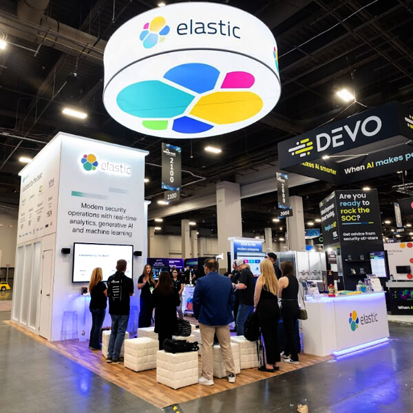 Elastic 20'x30' trade show booth