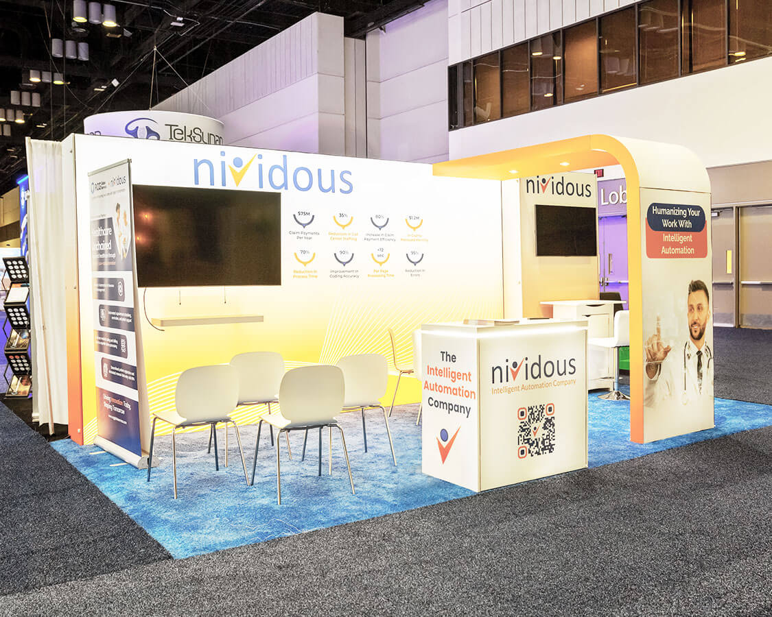 Make an impact with attention-grabbing 10x20 rental booths