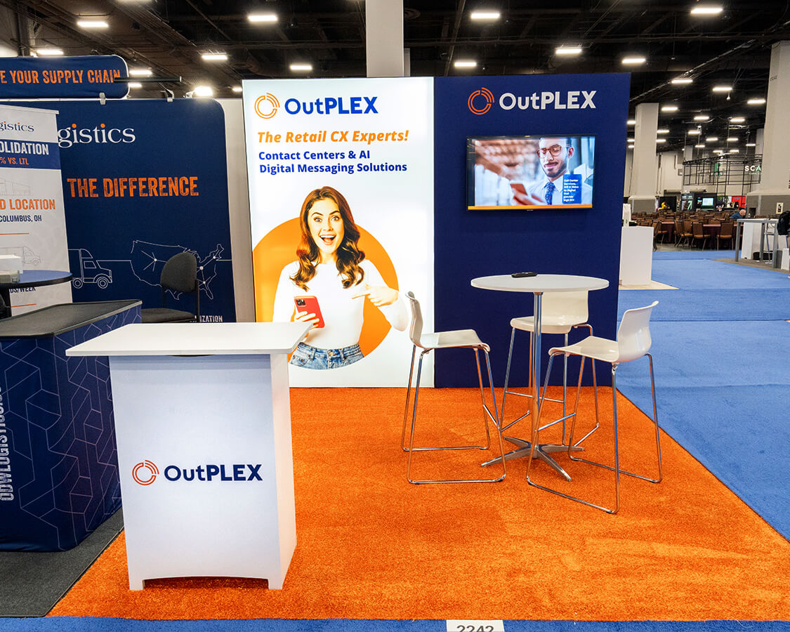 Stand out with impactful 10x10 trade show booth rentals Las Vegas