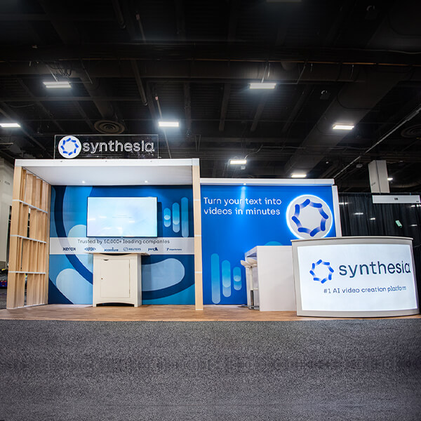 Synthesia 10'x20' exhibit rentals