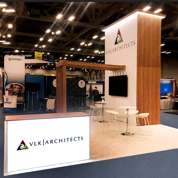 20'x20' Exhibit rentals VLK Architects
