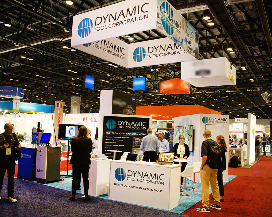 Impressive turnkey 20x20 booth rentals