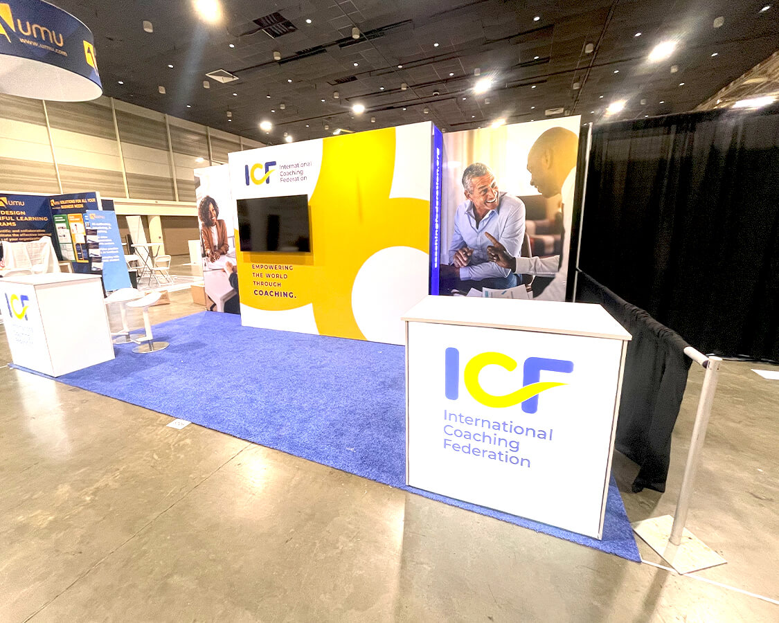 Make a splash with award-winning 10x20 booth rentals
