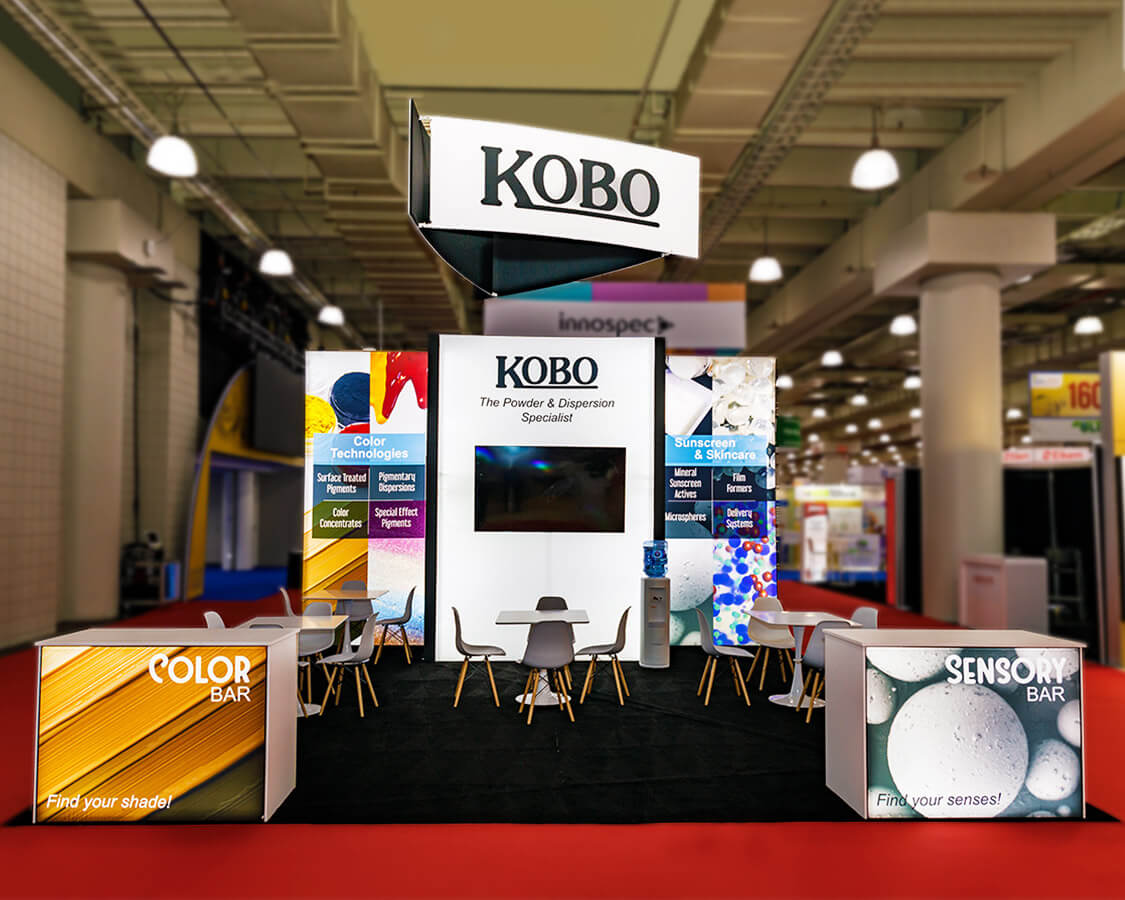 20×20 Trade Show Booth for Kobo At Nyscc Suppliers Day, Designed and Built By Exponents in New York