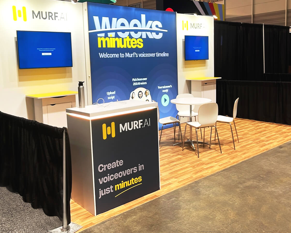 Make an impact with attention-grabbing 10x20 rental booths