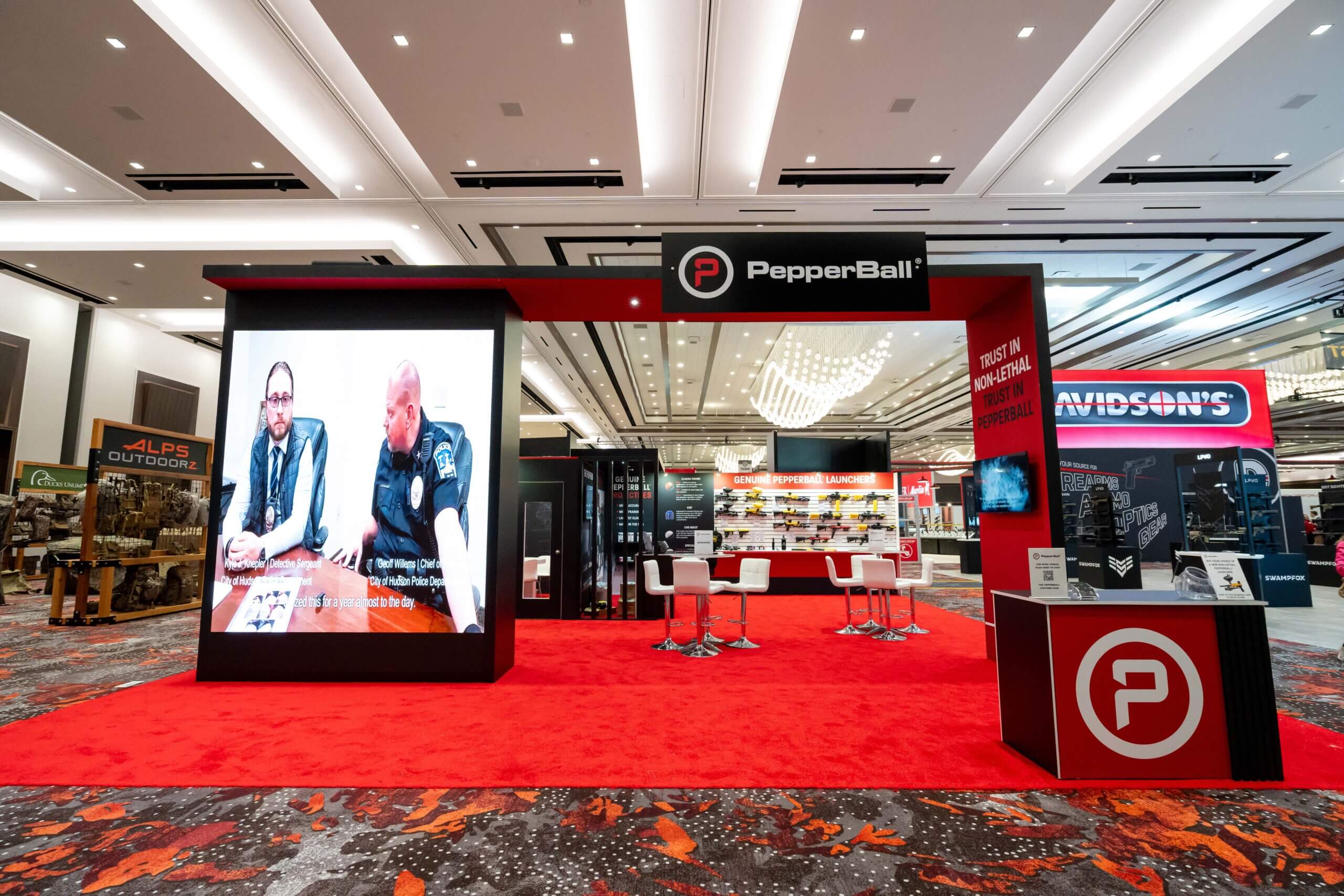 Communicate your brand message effectively with impressive 30x30 booth rentals from Exponents