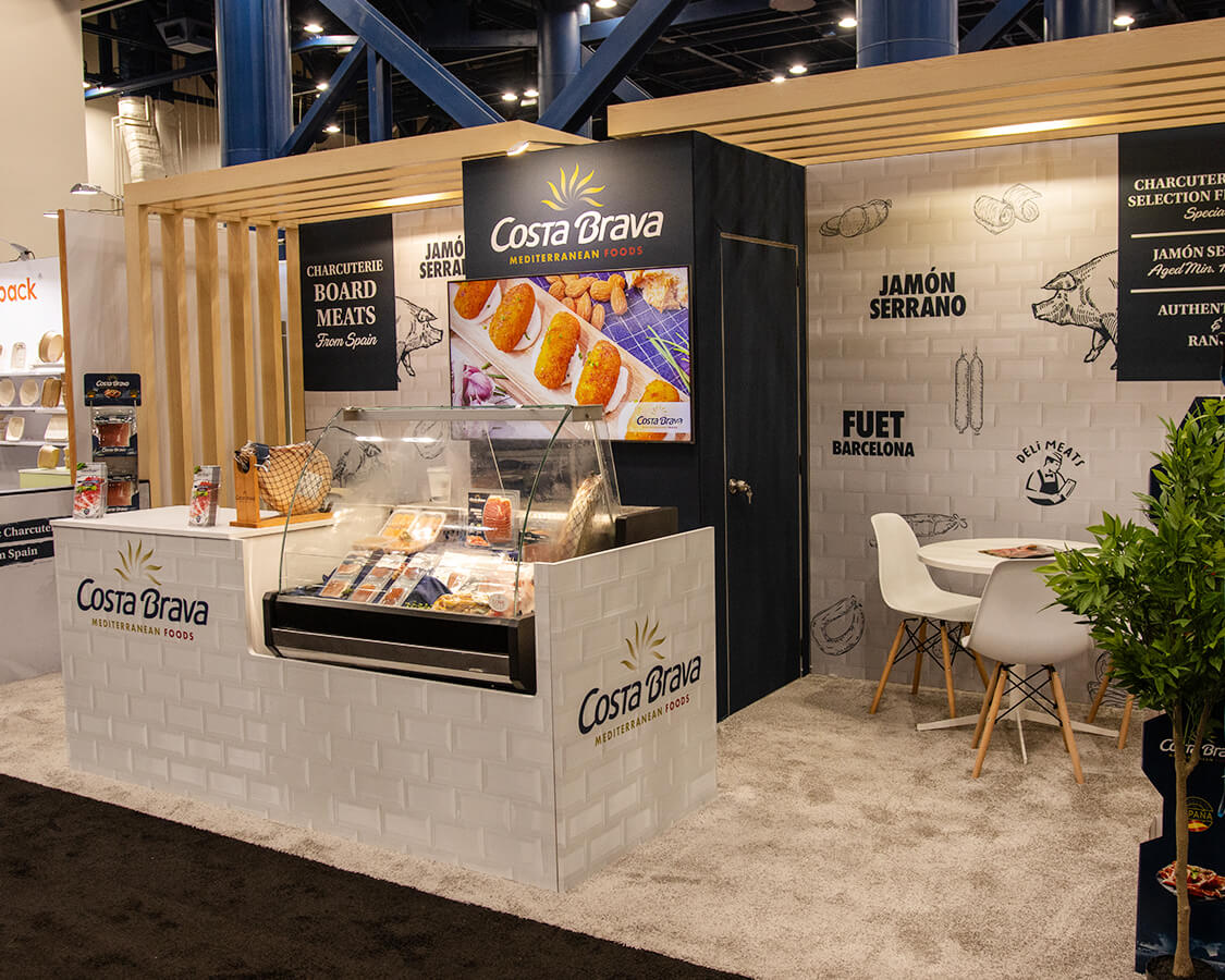 Turnkey all-inclusive 10x20 booth rentals