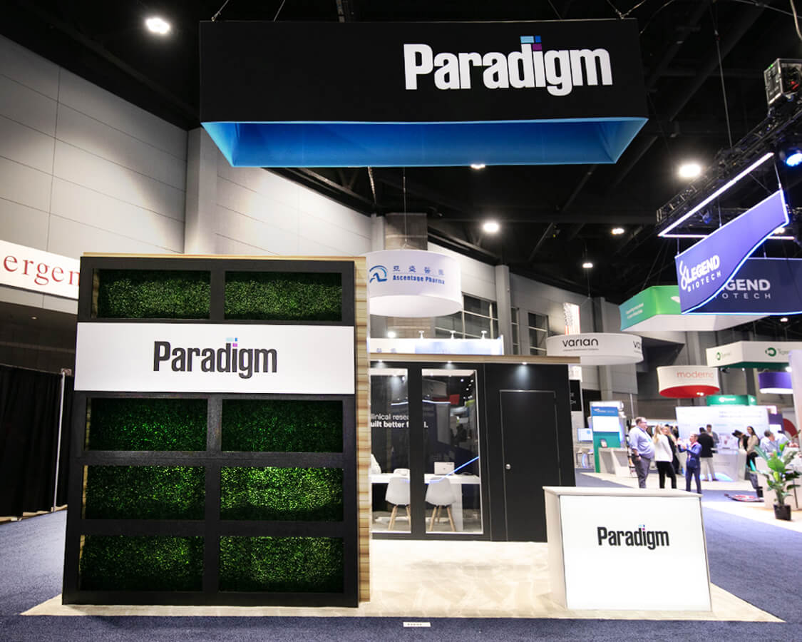 Count on Exponents for attention-grabbing 20x20 trade show booth rentals