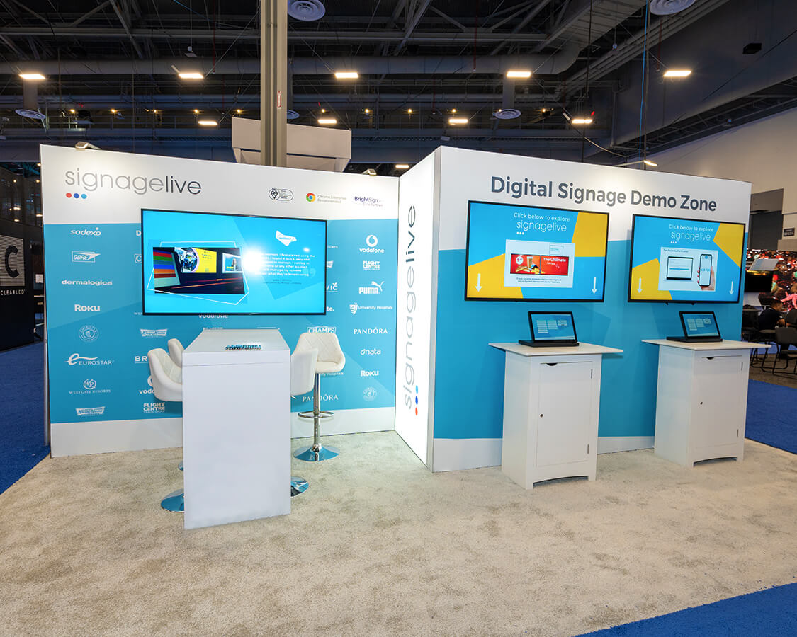 Amazing and robust 10x20 trade show booth rentals for Las Vegas shows