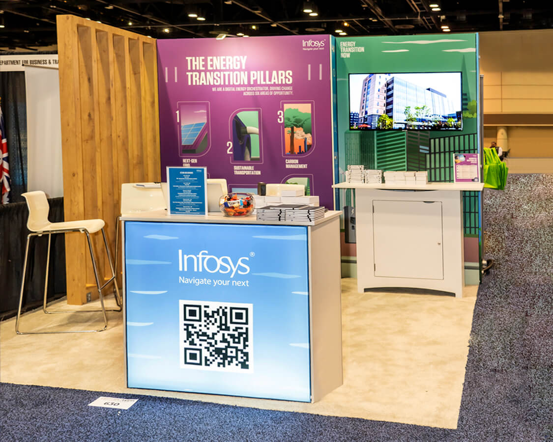 Count on Exponents for attention-grabbing10x10 trade show booth rentals