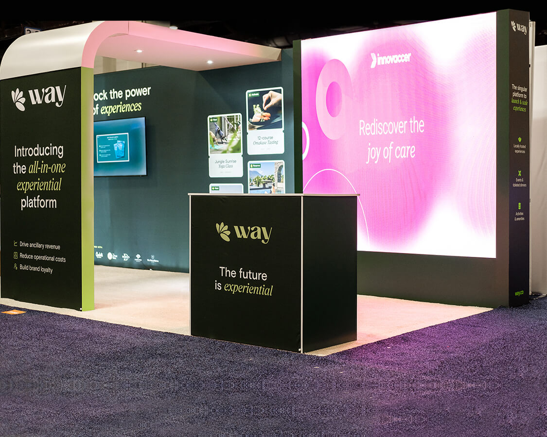 Attract attendees with extraordinary 10x20 rental booth