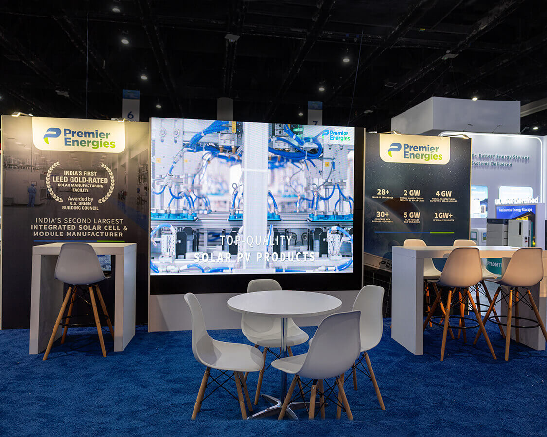 Premier Energies - 20×20 Exhibition Stands Rental AT Intersolar North America Show 2024, San Diego, CA