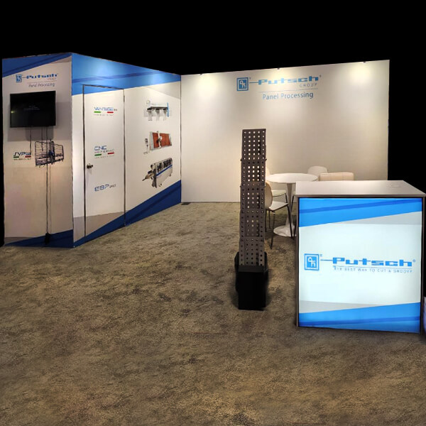 Putsch trade show booth