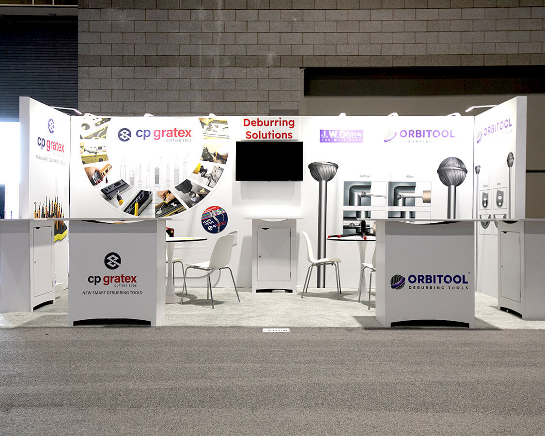 Amaze your audience with impressive 10x20 booth rental