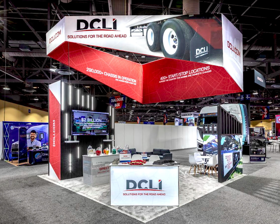 DCLI - 20×20 Trade Show Exhibit Rental AT IANA Show 2024, Long Beach, CA