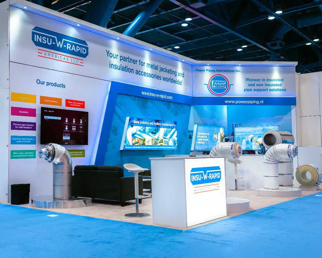 Insu-w-rapid - 20×40 Trade Show Booth at Gastech, Houston, TX