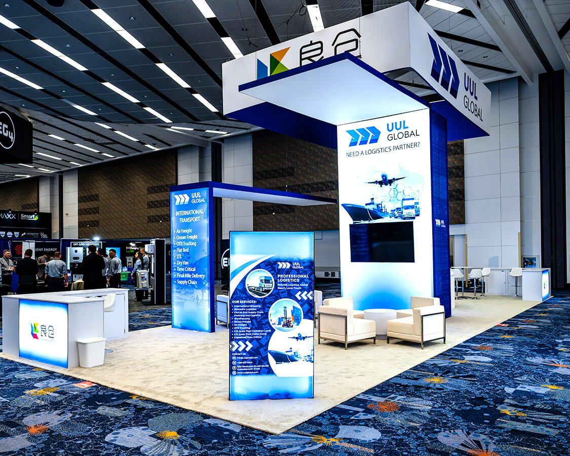 20x50 Trade Show Booth Design for Uul Global at RE+ Show, Built by Exponents in Anaheim