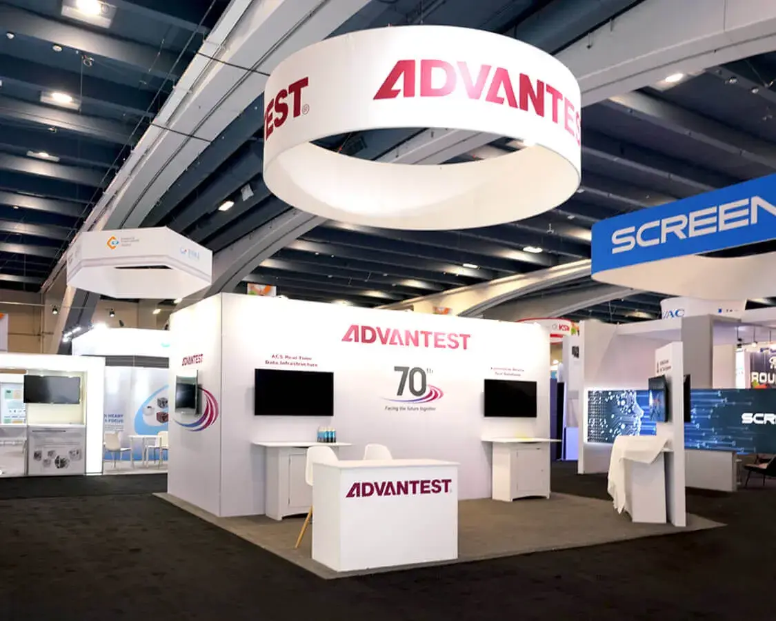 20x20 Exhibition Booth Rentals at Semicon West Show, San Francisco, CA