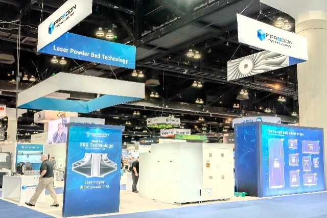 Farsoon Technologies 20x40 custom booth rentals at RAPID + TCT