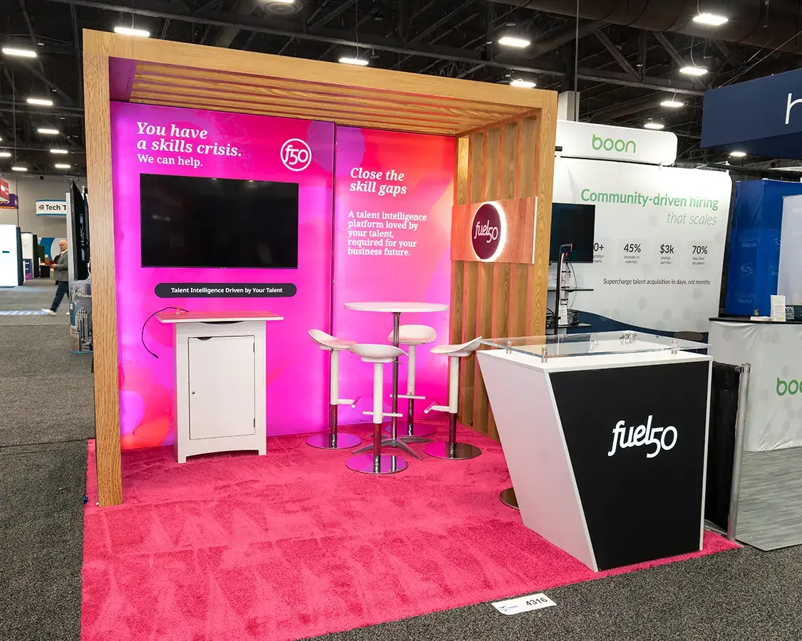 World-class 10x10 trade show booth rentals