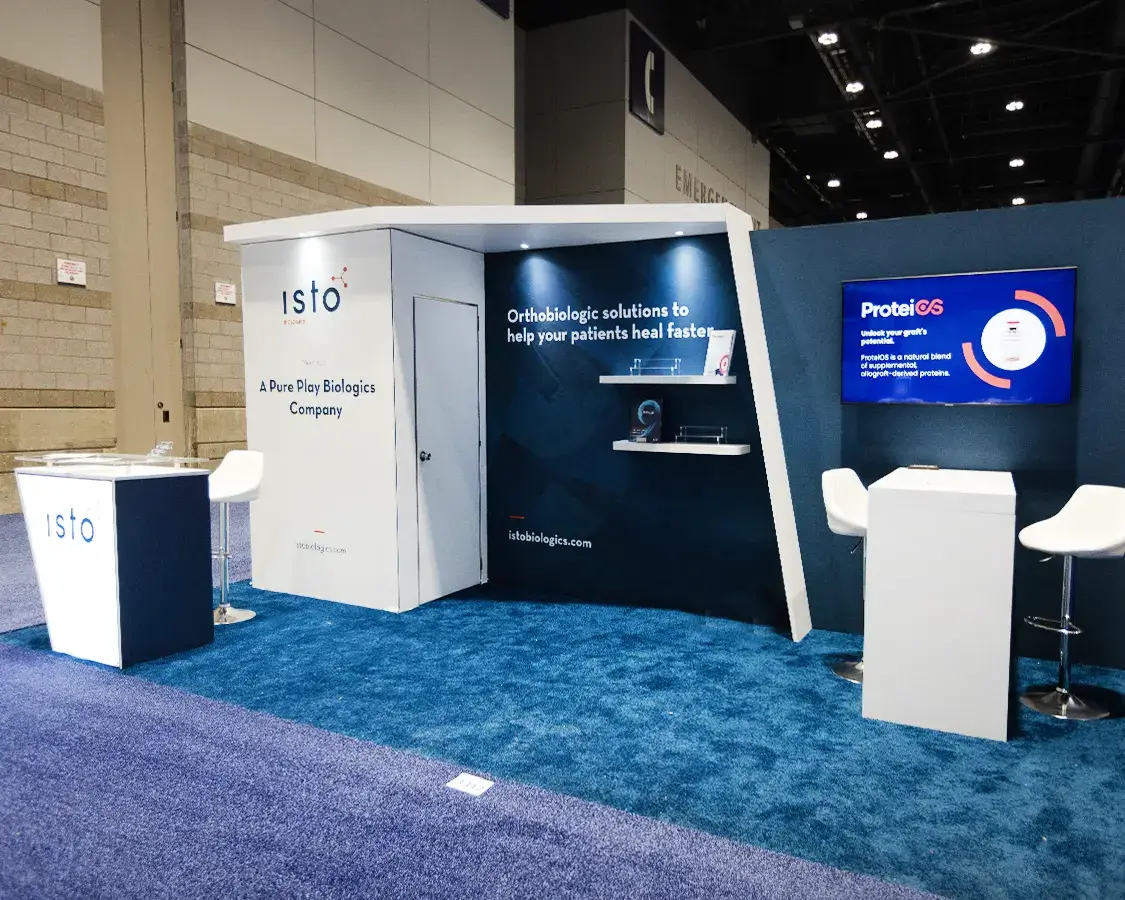 Stand out with impactful 10x20 trade show booth rentals