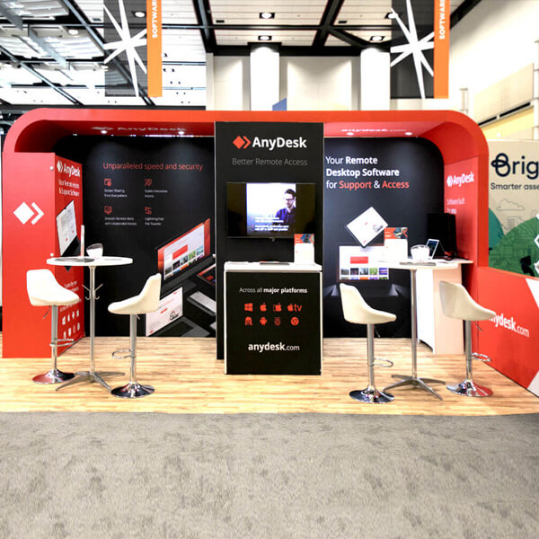 AnyDesk Trade Show Booth