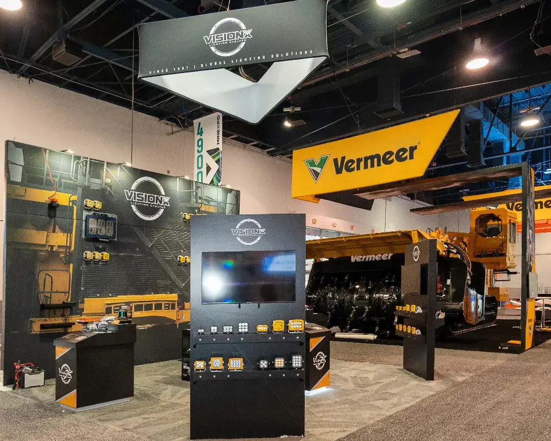 Exceptional 20x20 trade show booth rentals