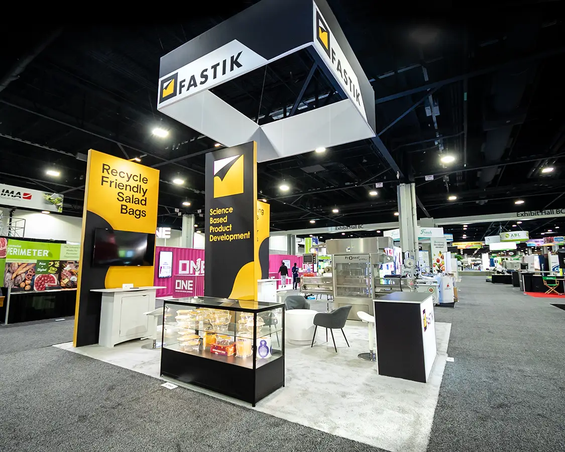 Attractive & portable 20x20 trade show booth