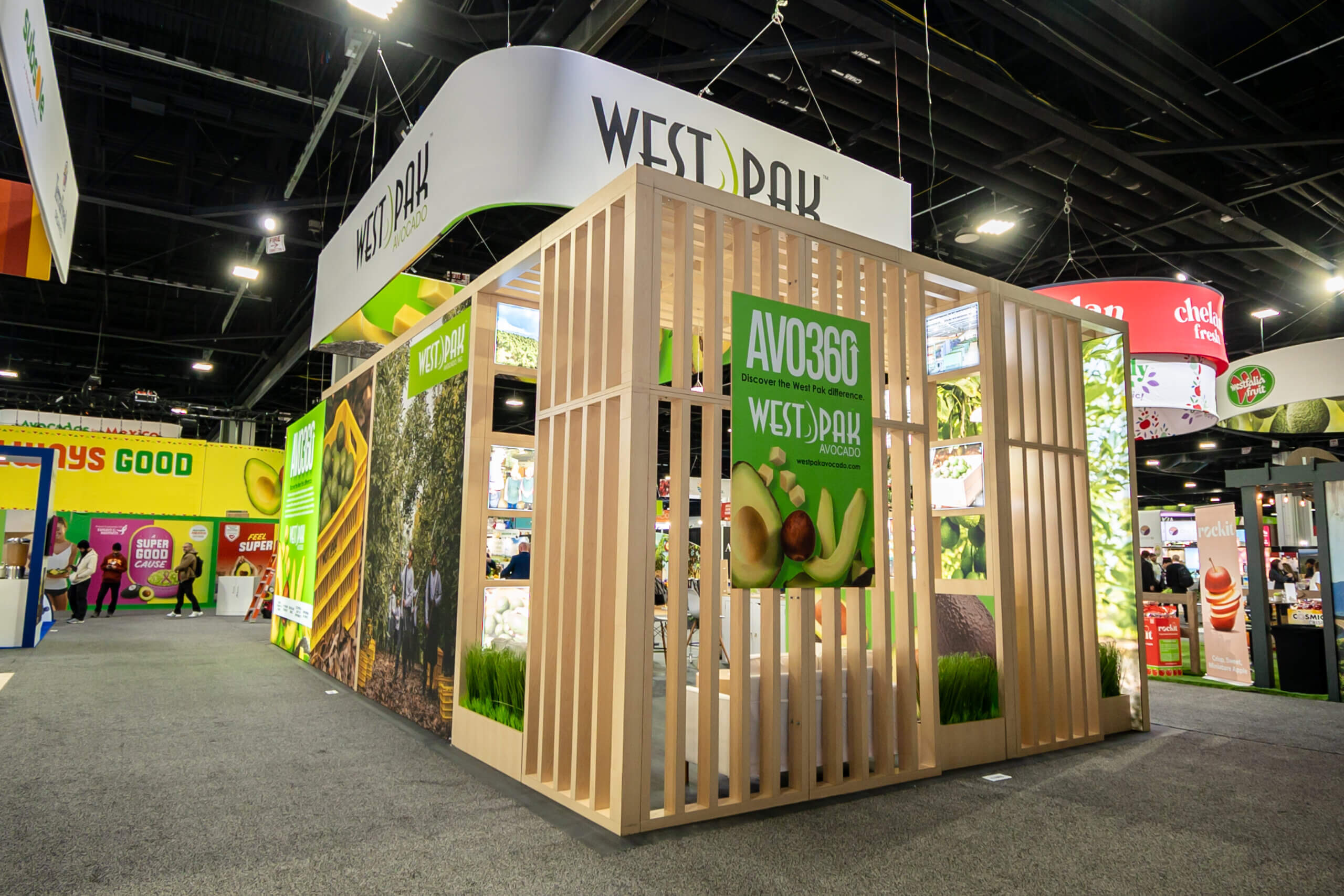 Turnkey all-inclusive 20x40 booth rentals