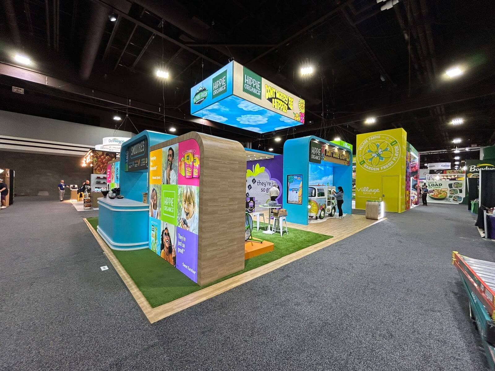 20x30 Trade show exhibit for Alpine At Global Produce & Floral, Designed and Built By Exponents in Atlanta