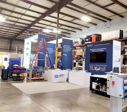 San Diego trade show booth rental facility with in-house production and custom exhibit designs