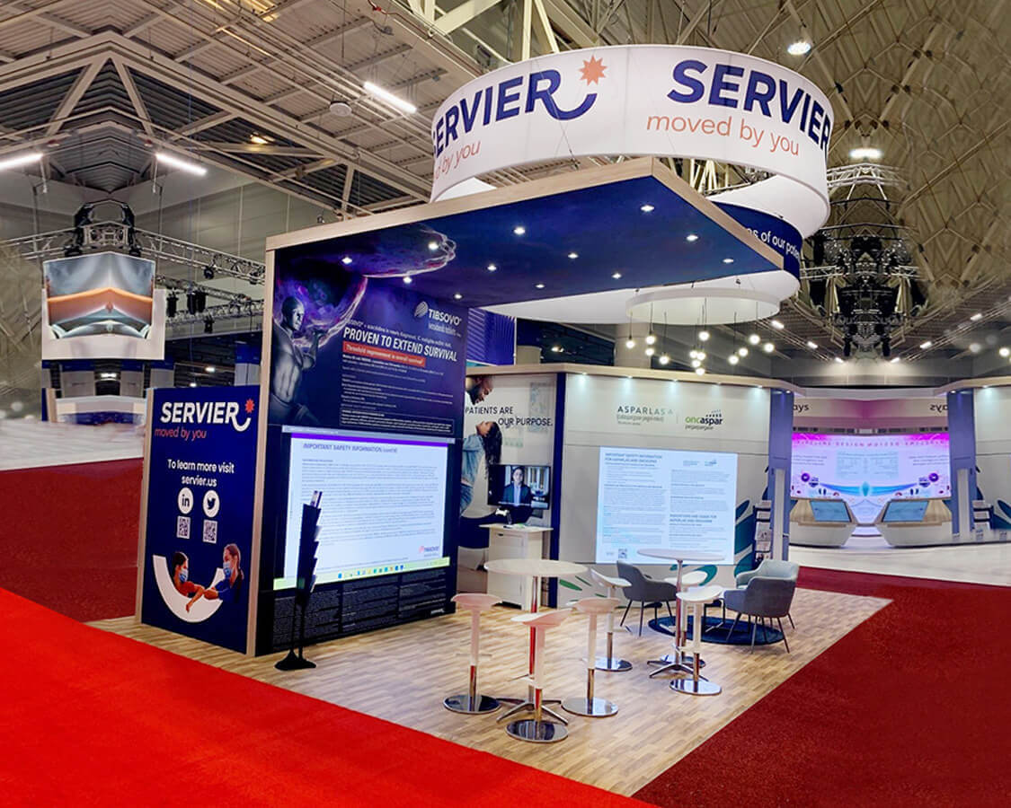 Servier (EGG USA) - 20’x30′ Exhibition Stand Rental AT ASH 2022, New Orleans, LA Servier (EGG USA) - 20’x30′ Exhibition Stand Rental AT ASH 2022, New Orleans, LA