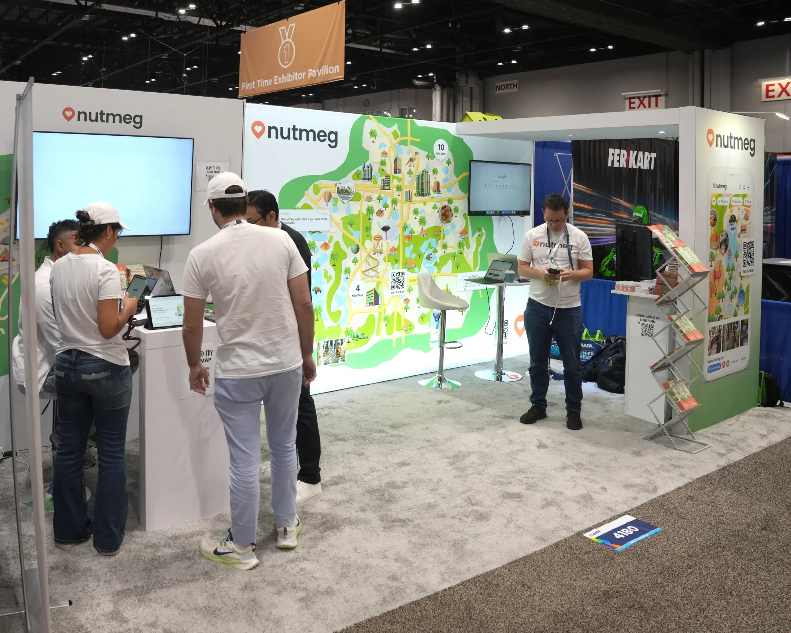 Nutmeg - 10×20 Trade Show Exhibit Rental AT IAAPA Show, Orlando, FL