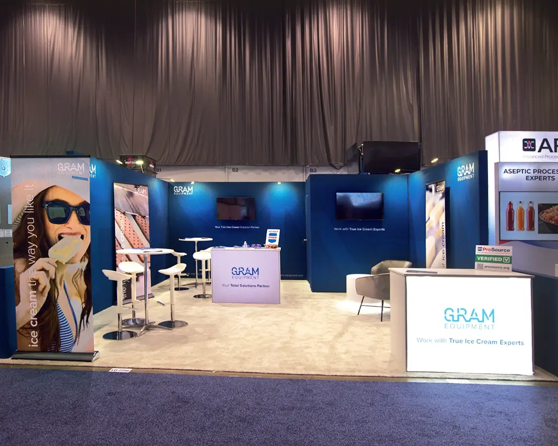 Amazing and robust 20x20 trade show booth rentals