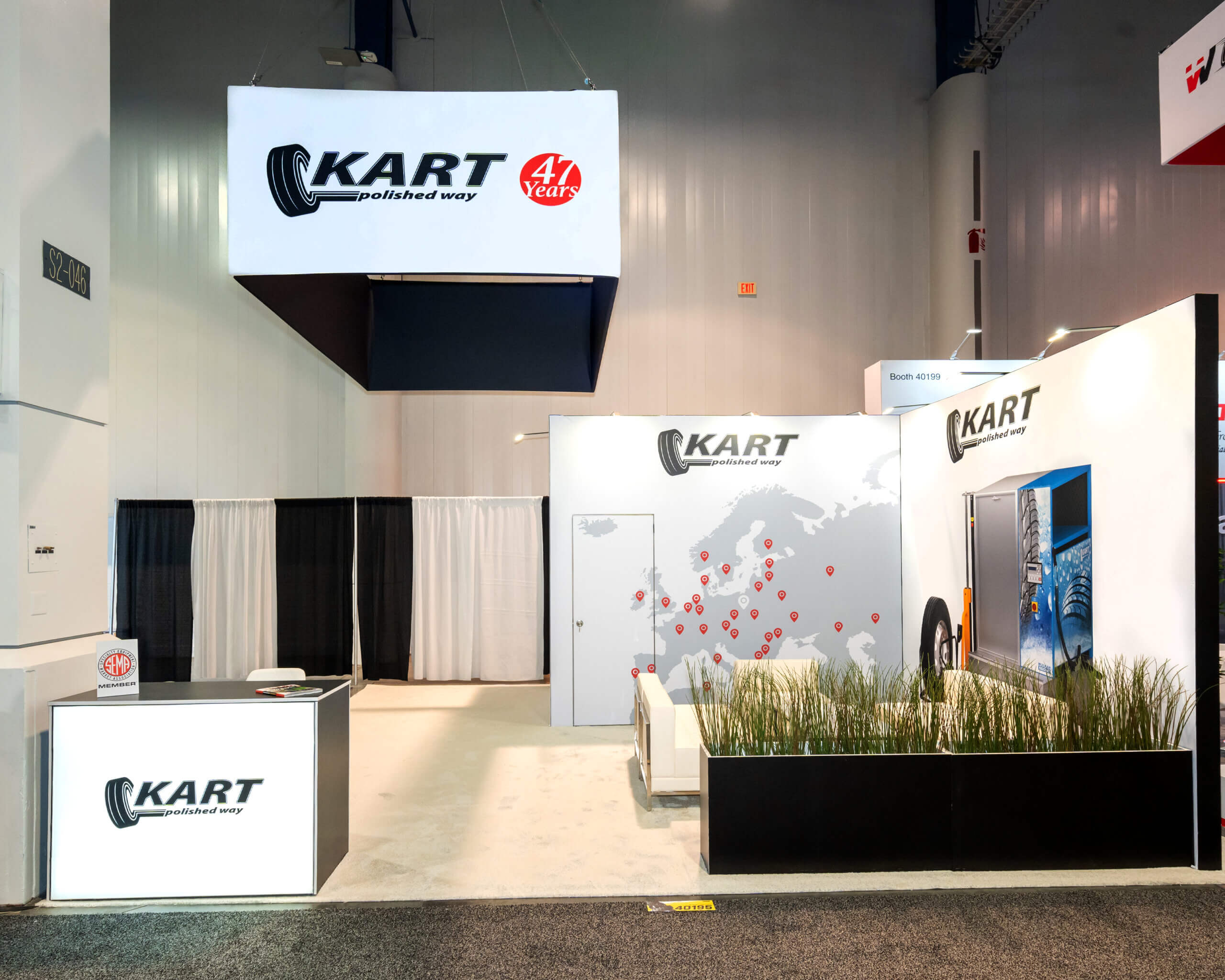 20x20 Trade Show Exhibit for Kart at SEMA Show, Built by Exponents in Las Vegas 20x20 Trade Show Exhibit for Kart at SEMA Show, Built by Exponents in Las Vegas