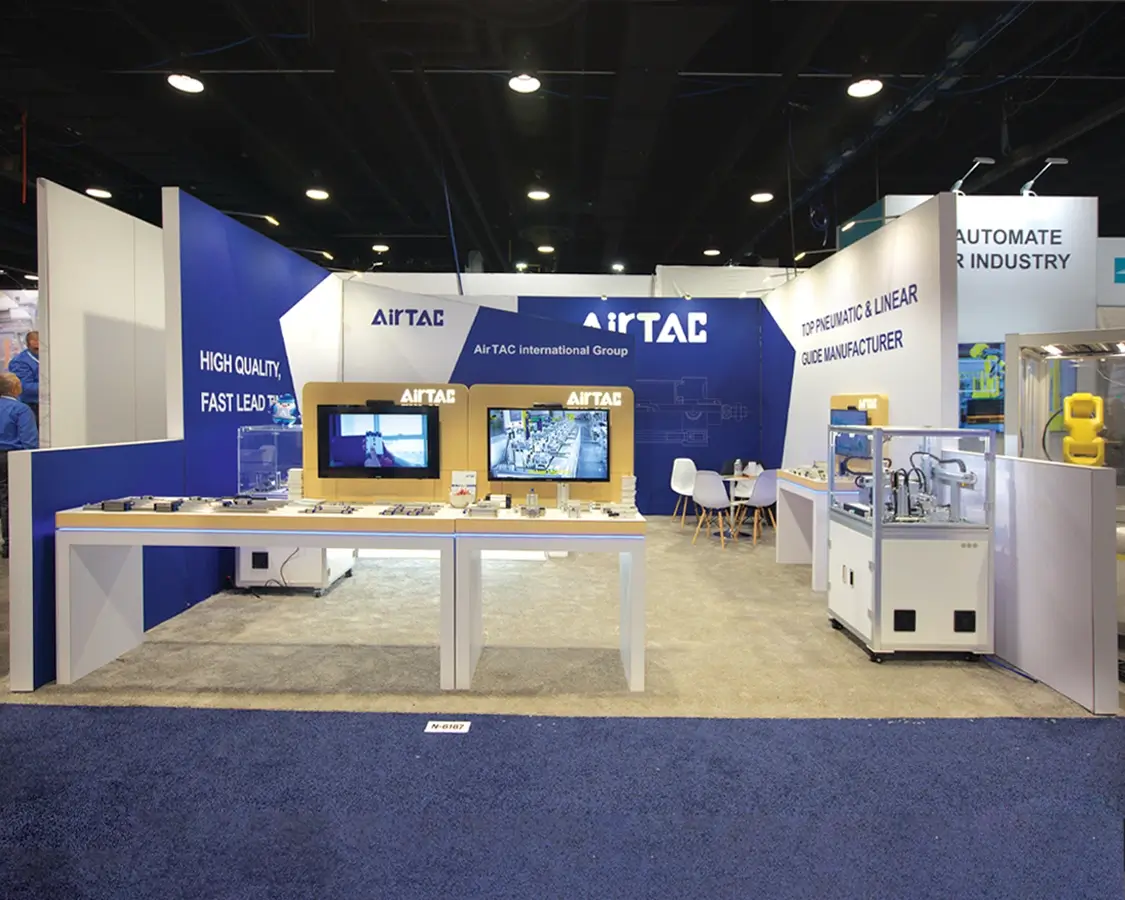 State-of-the-art 20x20 trade show booth designs