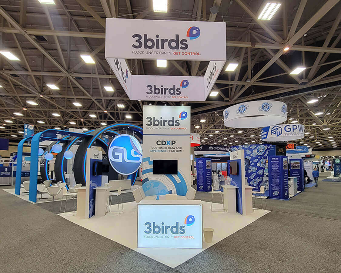 3-Birds-Marketing-20×20-Trade-Show-Booth-Rentals-AT-Nada-2023-Dallas-TX