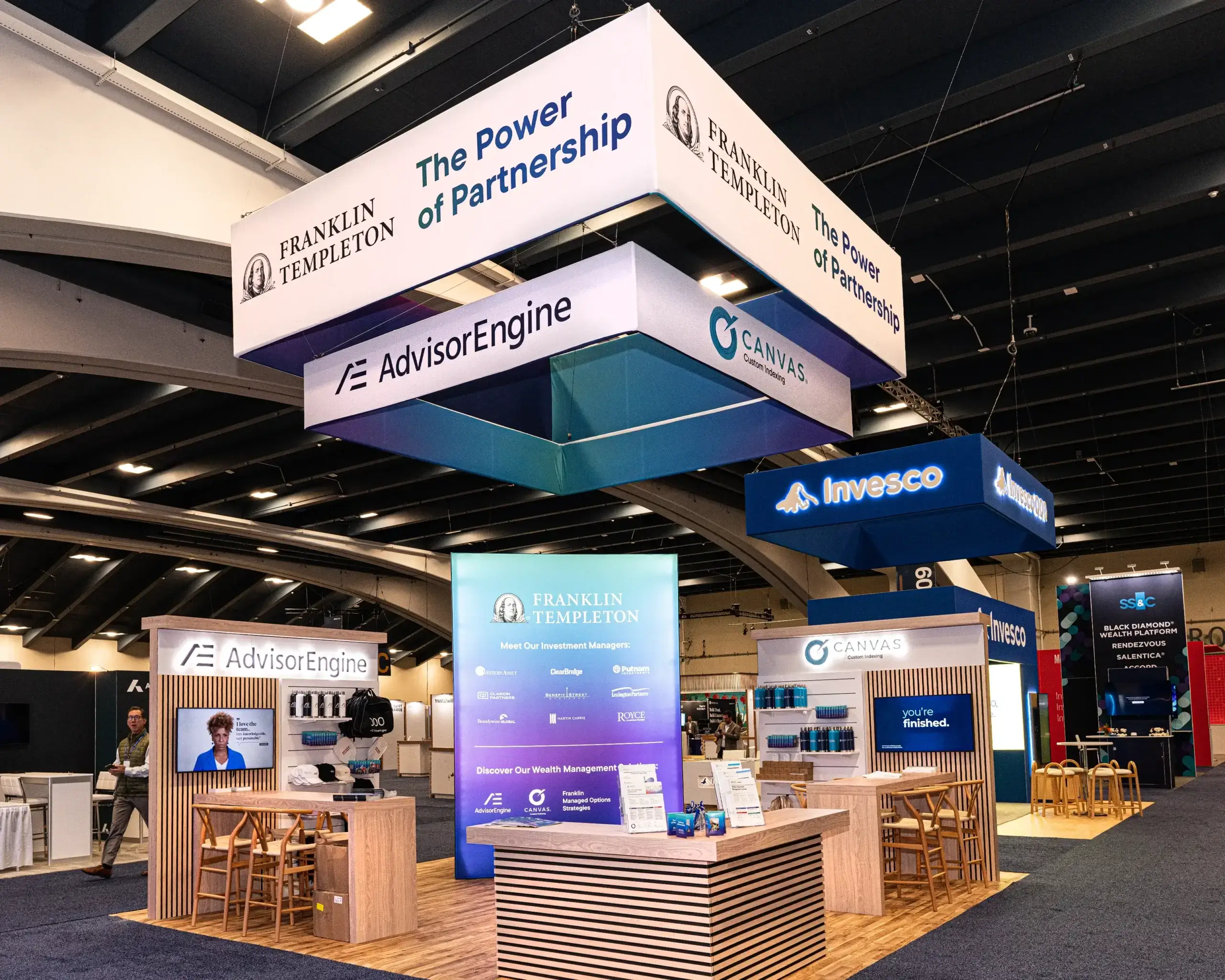 20x20 Booth Rental for Franklin At Schwab Impact, Designed and Built By Exponents in San Francisco 20x20 Booth Rental for Franklin At Schwab Impact, Designed and Built By Exponents in San Francisco