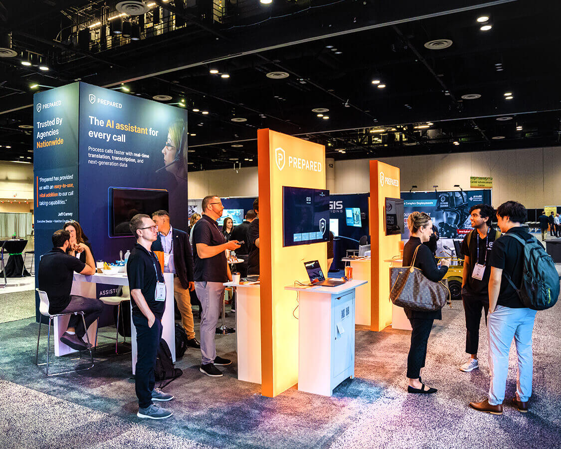 Prepared - 20×20 Trade Show Exhibit AT APCO Show 2024, Orlando, FL