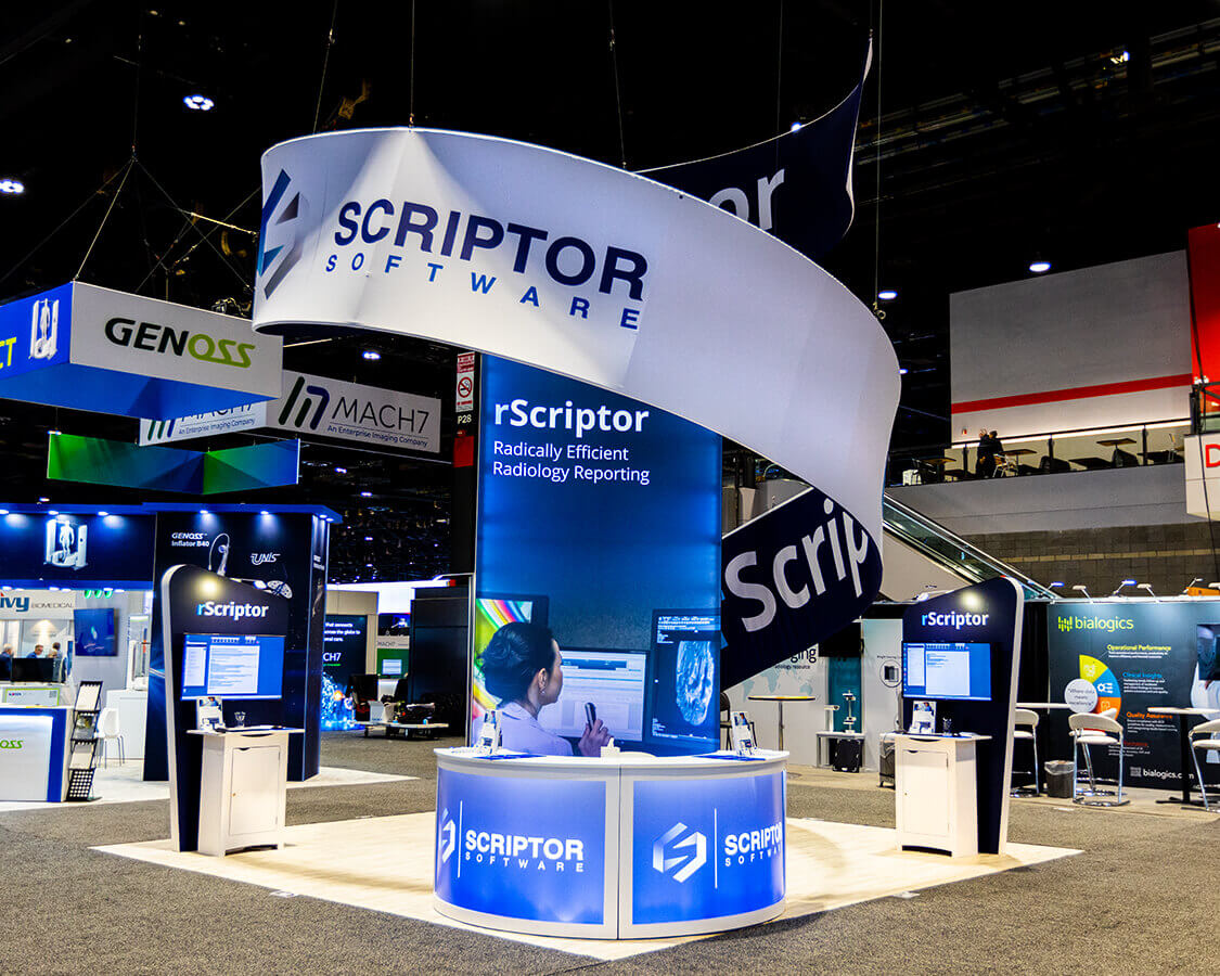 20x20 Trade Show Booth AT RSNA Show 2024, Chicago, IL