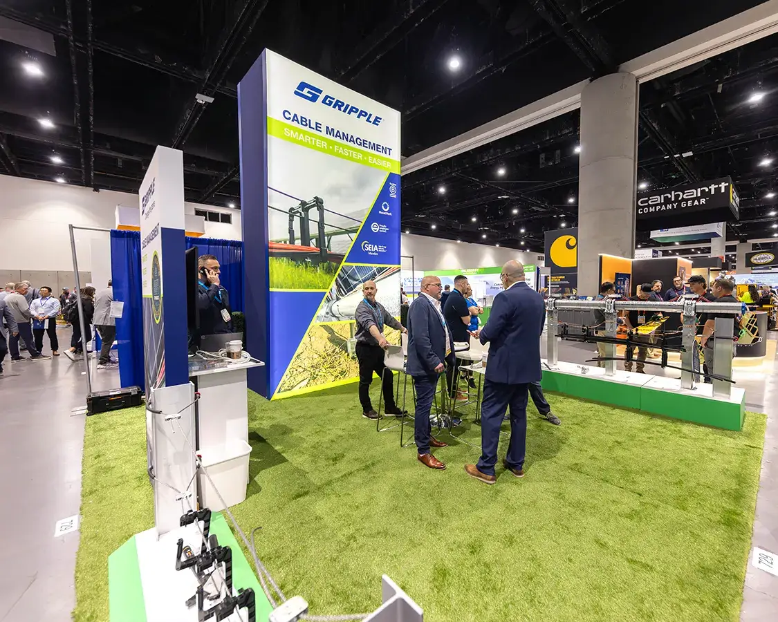 Gripple - 20×20 Trade Show Booth at Intersolar & Energy Storage Show, San Diego, CA