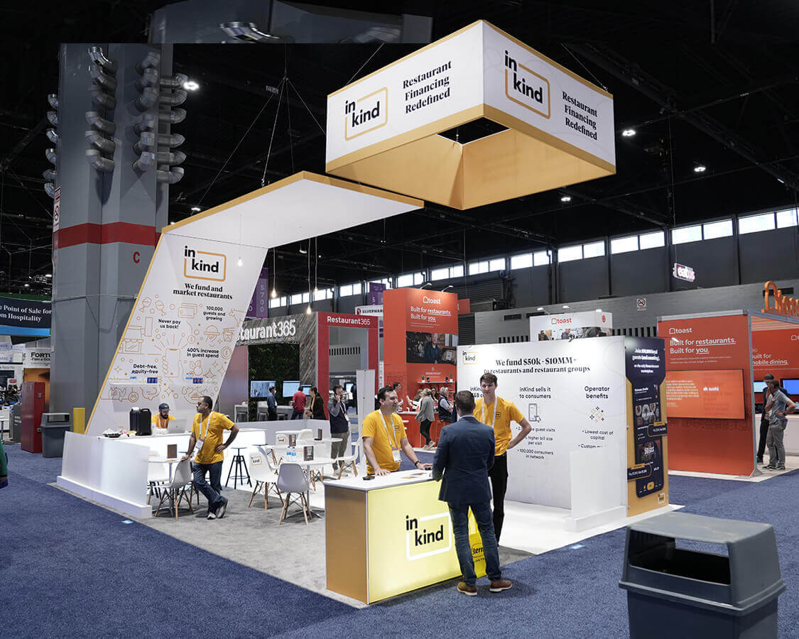 20’x30′ Exhibition Stand Rentals at NRA Show