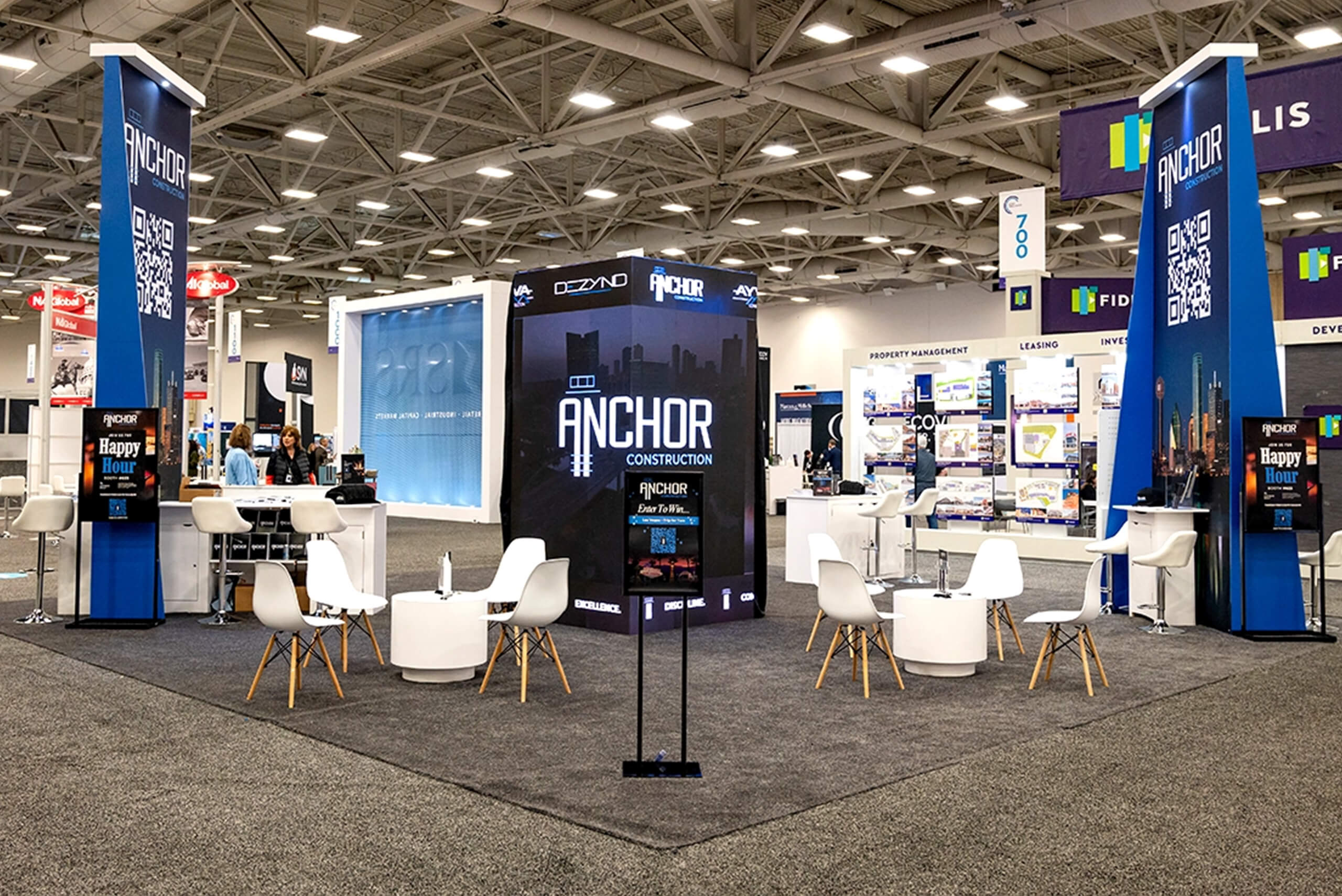 30x30 Trade Show Exhibit Rental AT ICSC Red River Show 2025 Dallas TX