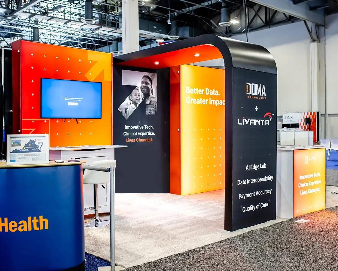Stand out with impactful 10x20 trade show booth rentals