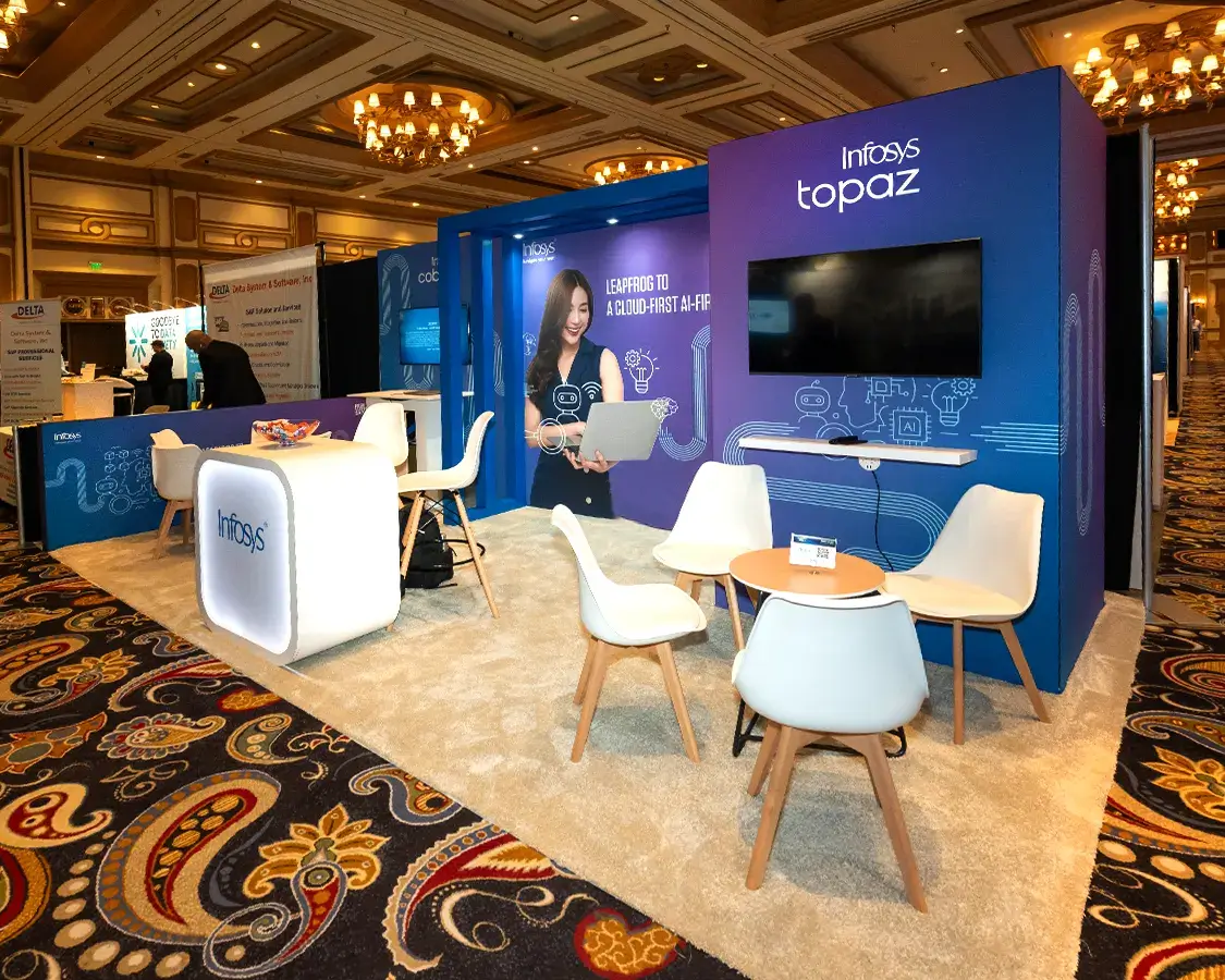 Top of the range 10x20 trade show booth rentals