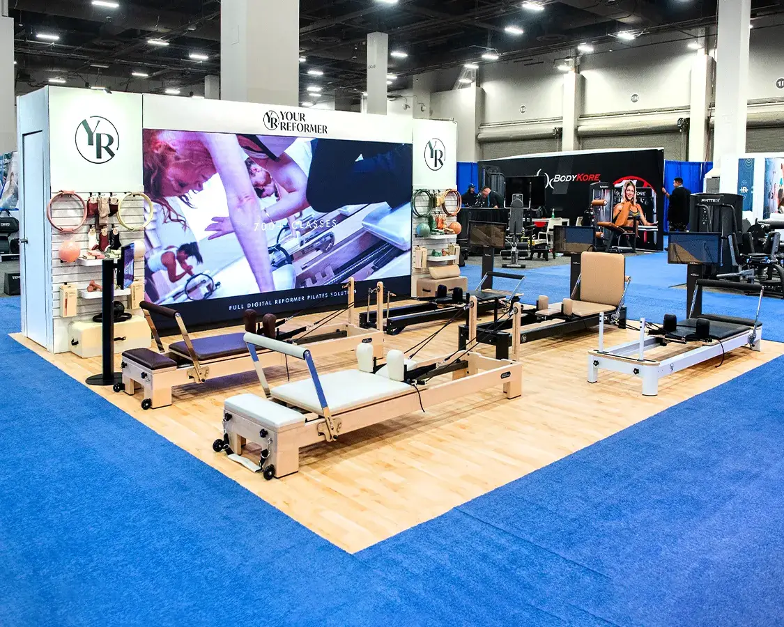 surprise your attendees with supreme 20x20 booth rentals by Exponents