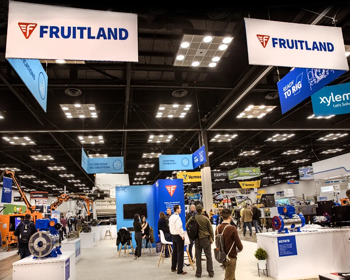 Fruitland - 30×50 Trade Show Exhibit AT WWETT Show 2025, Indianapolis, IN